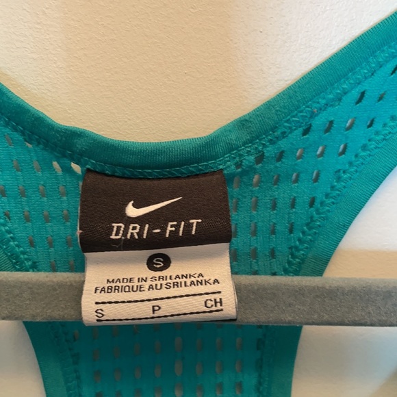 Nike Dri-fit turquoise racerback tank - Picture 7 of 7